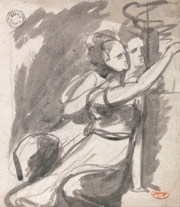 2人の姉妹 作： George Romney
